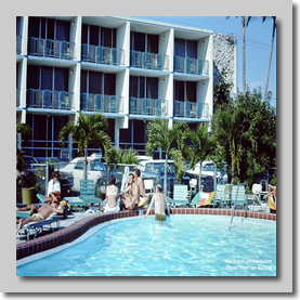 Chateau Bleu Motel - Coral Gables - Crew Training Miami 1971 - Looks like 